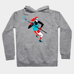 Field Hockey Woman Hoodie